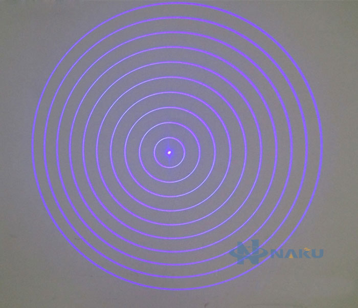 10 concentric circles laser module